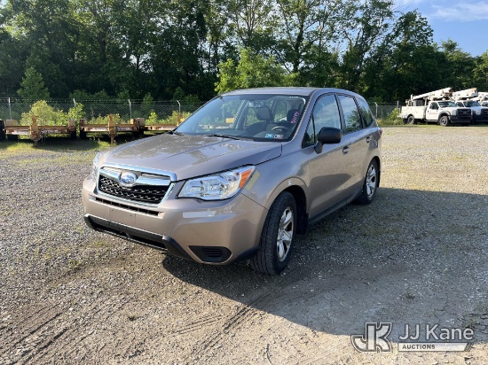 (Smock, PA) 2014 Subaru Forester 4-Door Crossover Sport Utility Vehicle Runs & Moves, Broken Coil Sp