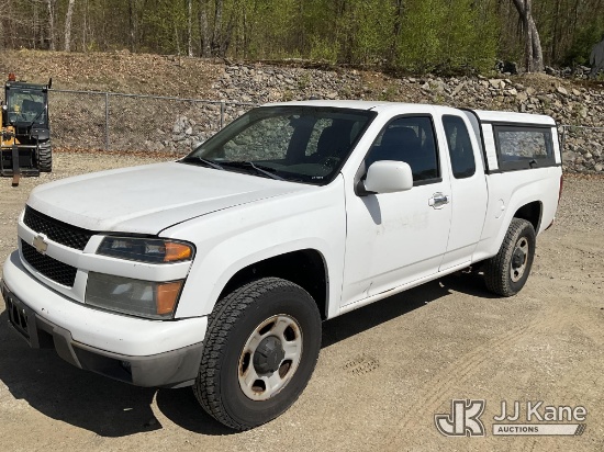 (Shrewsbury, MA) 2011 Chevrolet Colorado 4x4 Extended-Cab Pickup Truck Runs & Moves) (Rusted Frame, 