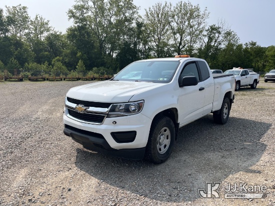 (Smock, PA) 2020 Chevrolet Colorado 4x4 Extended-Cab Pickup Truck Runs & Moves, Body Damage