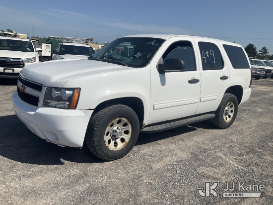 (Rome, NY) 2013 Chevrolet Tahoe Police Package 4x4 4-Door Sport Utility Vehicle Runs & Moves, Jump t