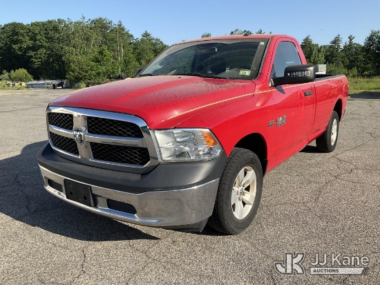 (Wells, ME) 2016 RAM 1500 4x4 Pickup Truck Runs Rough, Moves) (Check Engine Light On, Right Door Mir