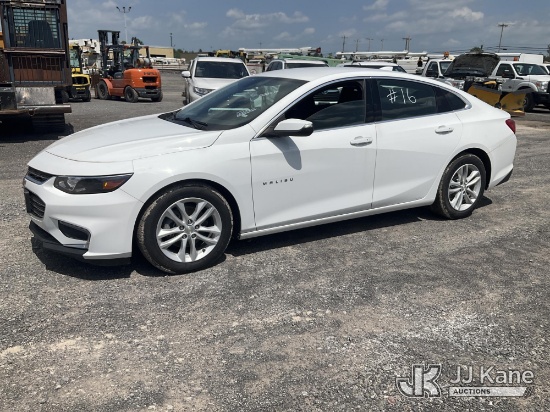 (Rome, NY) 2017 Chevrolet Malibu Hybrid 4-Door Sedan Runs & Moves, Jump to Start, Check Engine Light