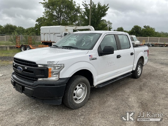 (Plymouth Meeting, PA) 2019 Ford F150 4x4 Hybrid Crew-Cab Pickup Truck Runs & Moves, Body Damage