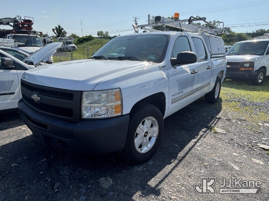 (Plains, PA) 2010 Chevrolet Silverado 1500 Crew-Cab Service Truck Not Running, Warning Lights On Das