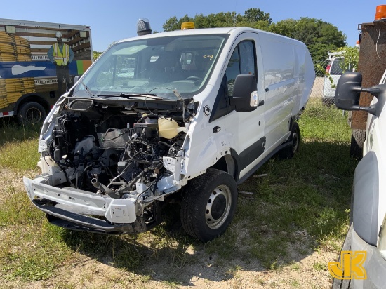 (Charlotte, MI) 2015 Ford Transit-250 Cargo Van Not Running, Condition Unknown, Wrecked) (No Engine,