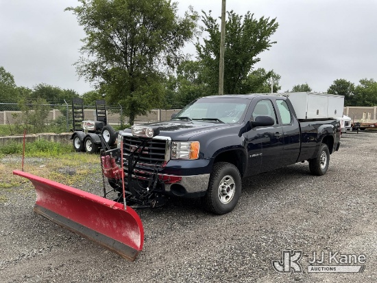 (Plymouth Meeting, PA) 2008 GMC Sierra 2500HD 4x4 Extended-Cab Pickup Truck Runs & Moves, Body Damag