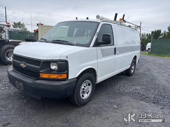 (Plains, PA) 2012 Chevrolet Express G2500 Cargo Van Runs & Moves, Belt/Pulley Noise, Body & Rust Dam