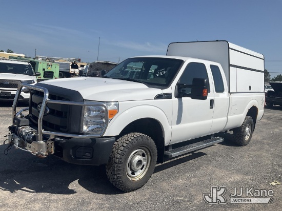 (Rome, NY) 2015 Ford F250 4x4 Extended-Cab Pickup Truck Runs & Moves, Body & Rust Damage, Winch Oper
