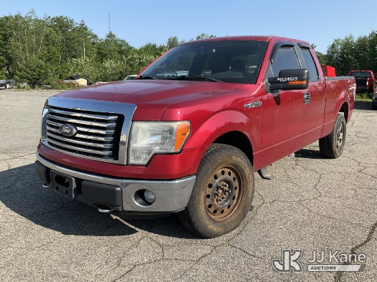 (Wells, ME) 2011 Ford F150 4x4 Extended-Cab Pickup Truck No Key, Not Running, Condition Unknown, Mis
