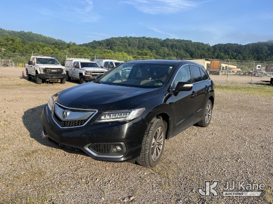 (Smock, PA) 2018 Acura RDX AWD 4-Door Sport Utility Vehicle Runs & Moves, Paint Damage
