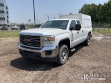 (Louisville, OH) 2015 GMC Sierra 3500 4x4 Extended-Cab Enclosed Utility Truck Runs & Moves) (Theft D