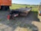 (Charlotte, MI) 2016 Interstate 20DTA T/A Tagalong Flatbed Trailer Power Jack, Brakes Are Locked Up,