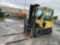 (Rome, NY) 2008 Hyster H60FT Solid Tired Forklift LPG Tank Not Included, Runs, Moves & Operates