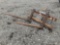 (Louisville, OH) forks for loader (Body & Rust Damage.) NOTE: This unit is being sold AS IS/WHERE IS