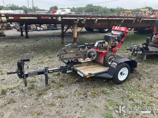 (Plymouth Meeting, PA) 2018 Barreto 912 Walk-Behind Trencher, Being Sold With Support Trailer NO TIT
