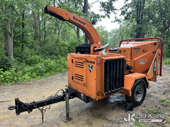(Hagerstown, MD) 2015 Vermeer BC1000XL Portable Chipper (12in Drum), Trailer Mounted No Title) (Runs