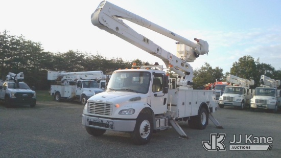 (West Berlin, NJ) Altec AA55, Material Handling Bucket Truck rear mounted on 2017 Freightliner M2 10