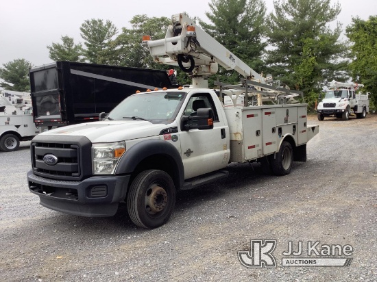 (Frederick, MD) Altec AT235, Articulating & Telescopic Non-Insulated Bucket Truck mounted behind cab