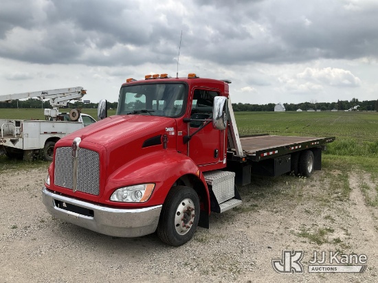 (Charlotte, MI) 2016 Kenworth T270 T/A Roll Back Truck Not Running, Condition Unknown) (Has Power, N