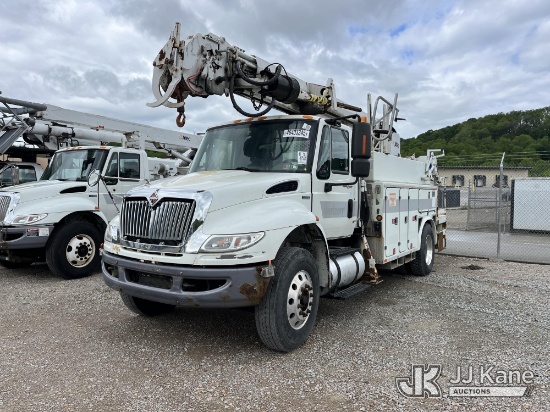(Smock, PA) Altec DM45B, Digger Derrick rear mounted on 2011 International 4400 Utility Truck Not Ru