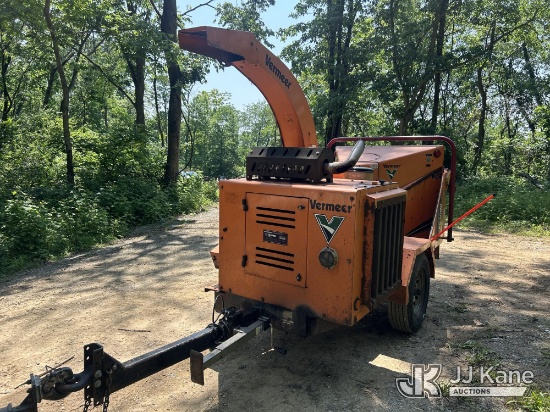 (Hagerstown, MD) 2016 Vermeer BC1000XL Portable Chipper (12in Drum), trailer mounted Not Running, Co
