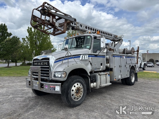 (Plains, PA) Altec AT40C, Articulating & Telescopic Non-Insulated Bucket Truck rear mounted on 2012 