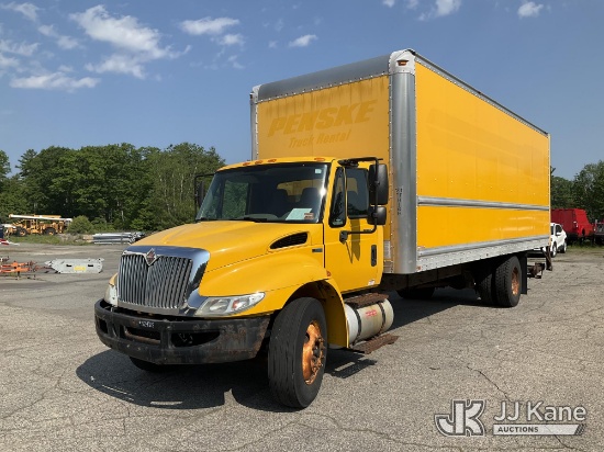 (Wells, ME) 2012 International 4300 Van Body Truck Runs & Moves, Jump To Start) (Batteries Do Not Ho