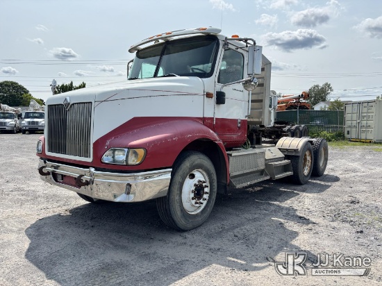 (Plains, PA) 2003 International 9200I 6x4 Truck Tractor Runs & Moves, Warning, & Service Engine Ligh