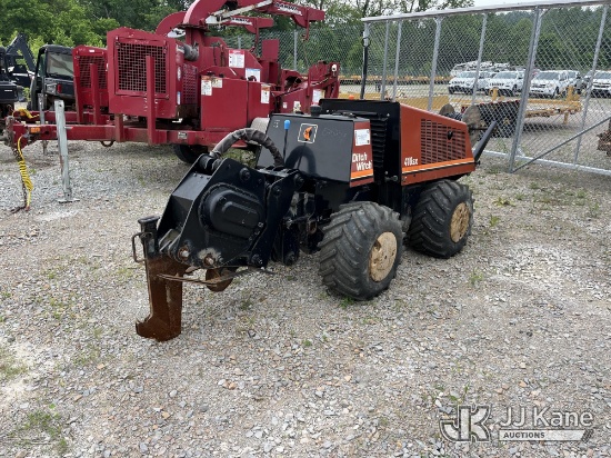 (Smock, PA) 2002 Ditch Witch 410SX Walk Beside Articulating Vibratory Cable Plow Runs, Moves & Opera