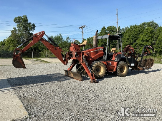 (Fort Wayne, IN) 2004 Ditch Witch RT95 Rubber Tired Vibratory Cable Plow/Trencher Runs, Moves & Oper