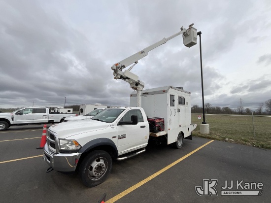 (Pataskala, OH) Altec AT200A, Telescopic Bucket Truck mounted behind cab on 2016 RAM 5500 4x4 Enclos
