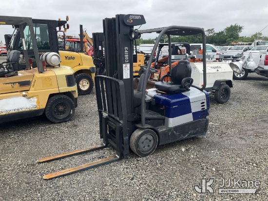 (Plymouth Meeting, PA) 2015 Crown SC 4500 Series 3-Wheel Solid Tired Forklift Not Running, Condition