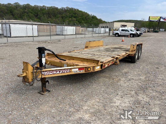(Smock, PA) 2020 Monroe Towmaster T-12DT T/A Tilt Deck Tagalong Equipment Trailer Deck Board & Rust 
