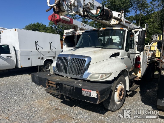 (Hagerstown, MD) Altec DM47-TR, Digger Derrick rear mounted on 2009 International 4300 Utility Truck