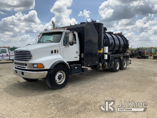 (Charlotte, MI) Presvac Systems Vacuum Excavation System mounted on 2001 Sterling LT9500 T/A Cab & C