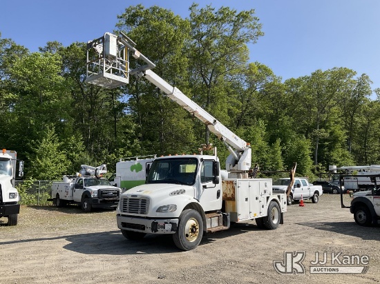 (Shrewsbury, MA) Altec A40P, Telescopic Non-Insulated Cable Placing Bucket Truck rear mounted on 201