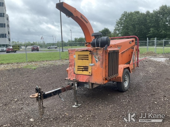 (Louisville, OH) 2014 Vermeer BC1000XL Chipper (12in Drum) No Title) (Not Running, Body & Rust Damag