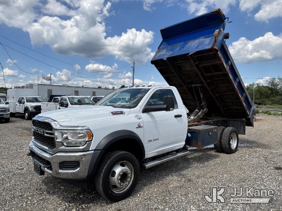 (Plymouth Meeting, PA) 2019 RAM 5500 4x4 Dump Truck Danella Unit) (Runs & Moves Dump Operates, Bed R