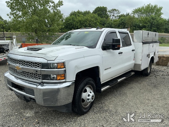 (Plymouth Meeting, PA) 2019 Chevrolet Silverado 3500HD 4x4 Crew-Cab Service Truck Not Running, Condi