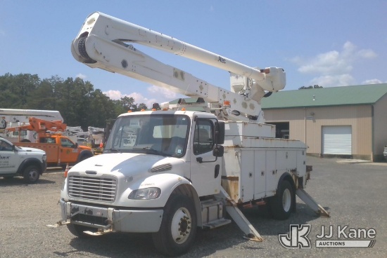 (West Berlin, NJ) Altec AA55E, Material Handling Bucket Truck rear mounted on 2016 Freightliner M2 1