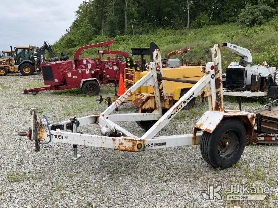 (Shrewsbury, MA) 2017 Slabach Wheeler Reeler I-85 Hydraulic Reel Trailer No Title) (Rust Damage