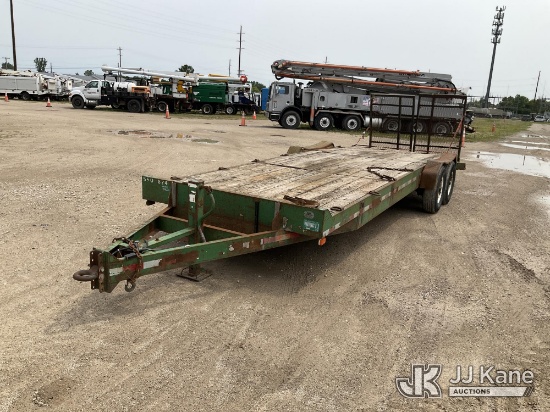 (Charlotte, MI) 2002 Rolls Rite T/A Tagalong Equipment Trailer Ramps Won't Stay In Traveling Positio