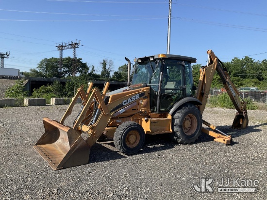 (Plymouth Meeting, PA) 2010 Case 580M 4x4 Tractor Loader Backhoe Danella Unit) (No Title) (Runs & Mo