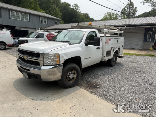 (Hanover, WV) 2008 Chevrolet Silverado 3500HD Service Truck Runs & Moves) (Engine Light On