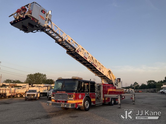 (Plymouth Meeting, PA) American LaFrance LT-100, Non-Insulated Telescopic Ladder/Platform Lift rear 