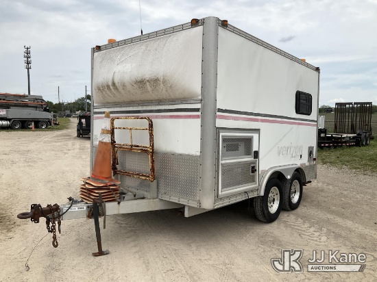 (Charlotte, MI) 2008 Techline Engineering Office Trailer Interior Damaged, Water Leak