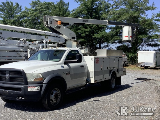 (Frederick, MD) Versalift TEL29NE, Non-Insulated Bucket Truck mounted on 2012 RAM 4500 Service Truck