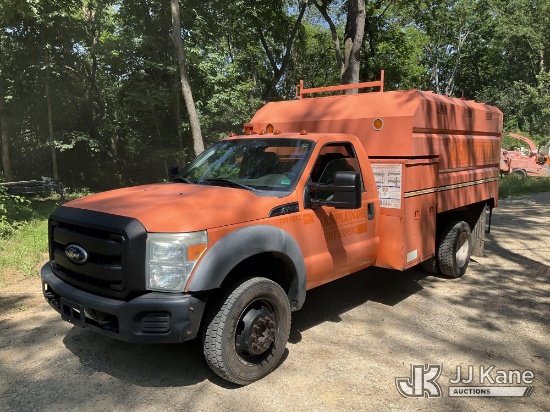 (Hagerstown, MD) 2011 Ford F450 4x4 Chipper Dump Truck Runs & Moves, Dump Does Not Operate, Conditio