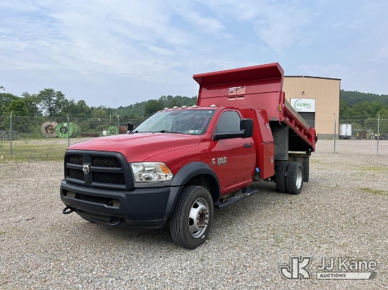 (Smock, PA) 2017 RAM 5500 Dual Wheel Dump Truck Runs, Moves & Operates