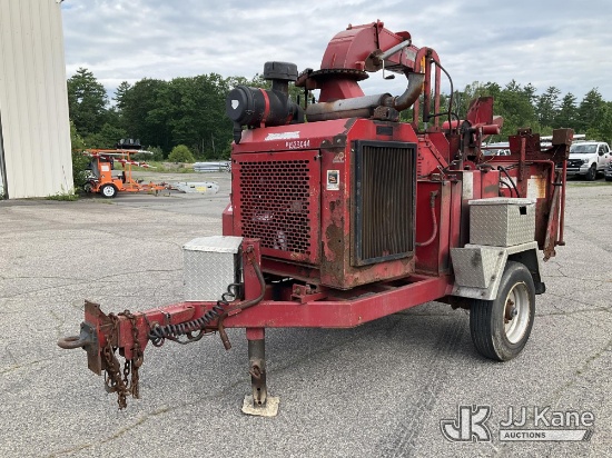 (Wells, ME) 2007 Bandit 1590XP Chipper (15in Drum), trailer mtd Runs, Clutch Does Not Engage, Body/R
